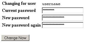 password box